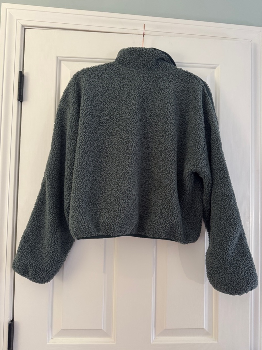 Old Navy Cozy Sherpa Half-Zip Pullover - Picture 4 of 6